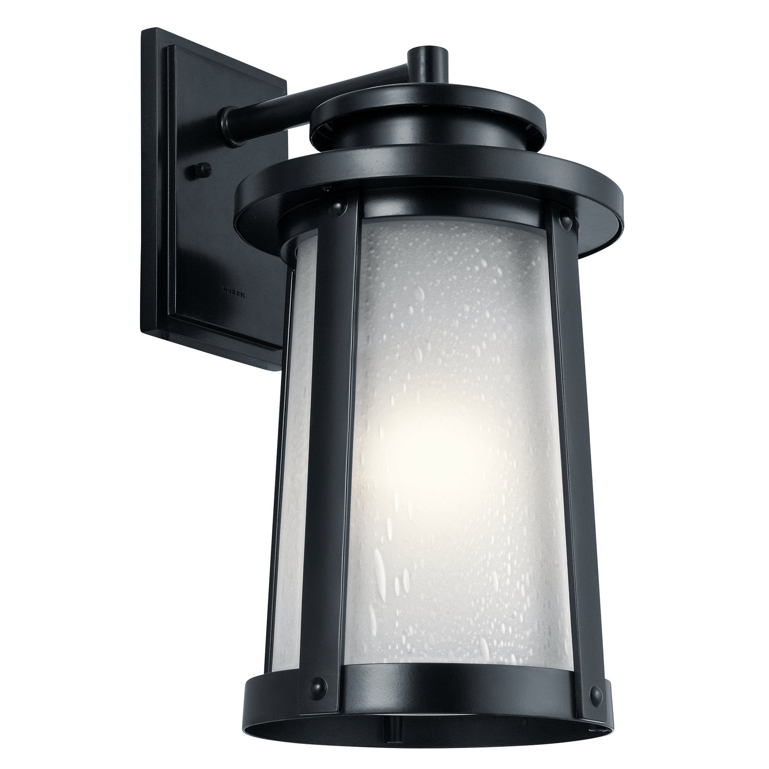 Kichler - 49919BK - One Light Outdoor Wall Mount - Harbor Bay - Black