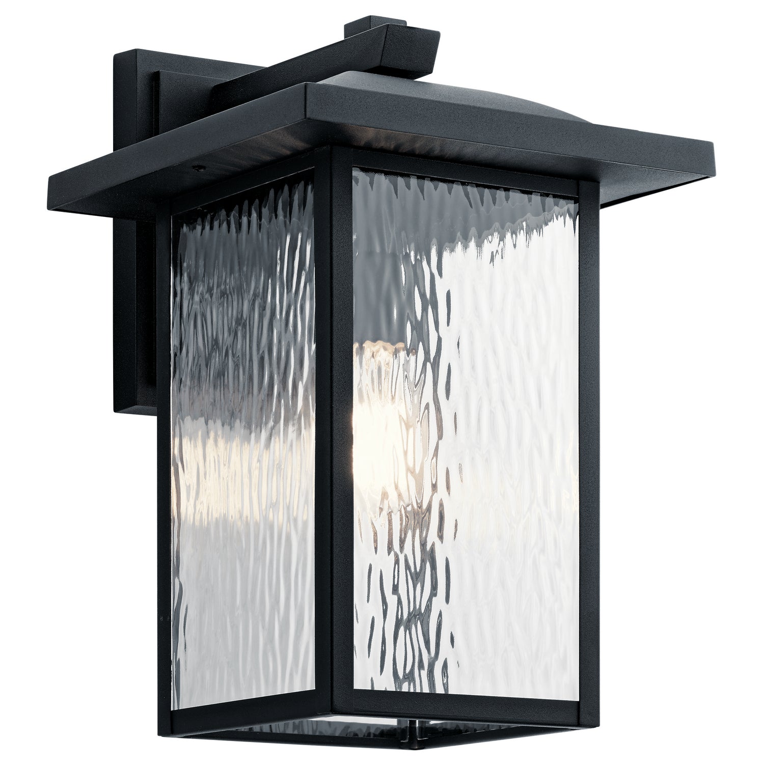 Kichler - 49926BKT - One Light Outdoor Wall Mount - Capanna - Textured Black