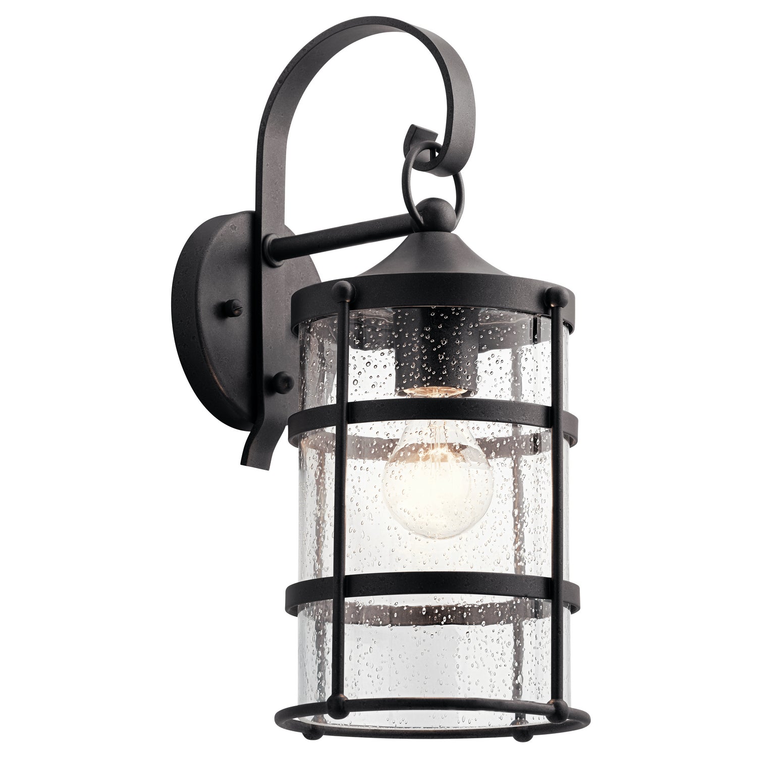 Kichler - 49961AVI - One Light Outdoor Wall Mount - Mill Lane - Anvil Iron