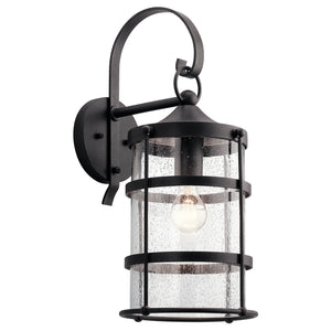 Kichler - 49962AVI - One Light Outdoor Wall Mount - Mill Lane - Anvil Iron