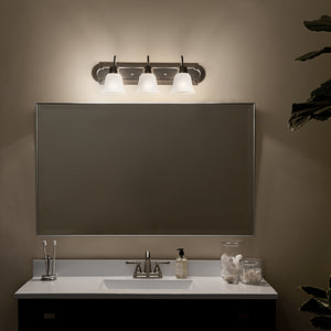 Kichler - 5337NIS - Three Light Bath - No Family - Brushed Nickel