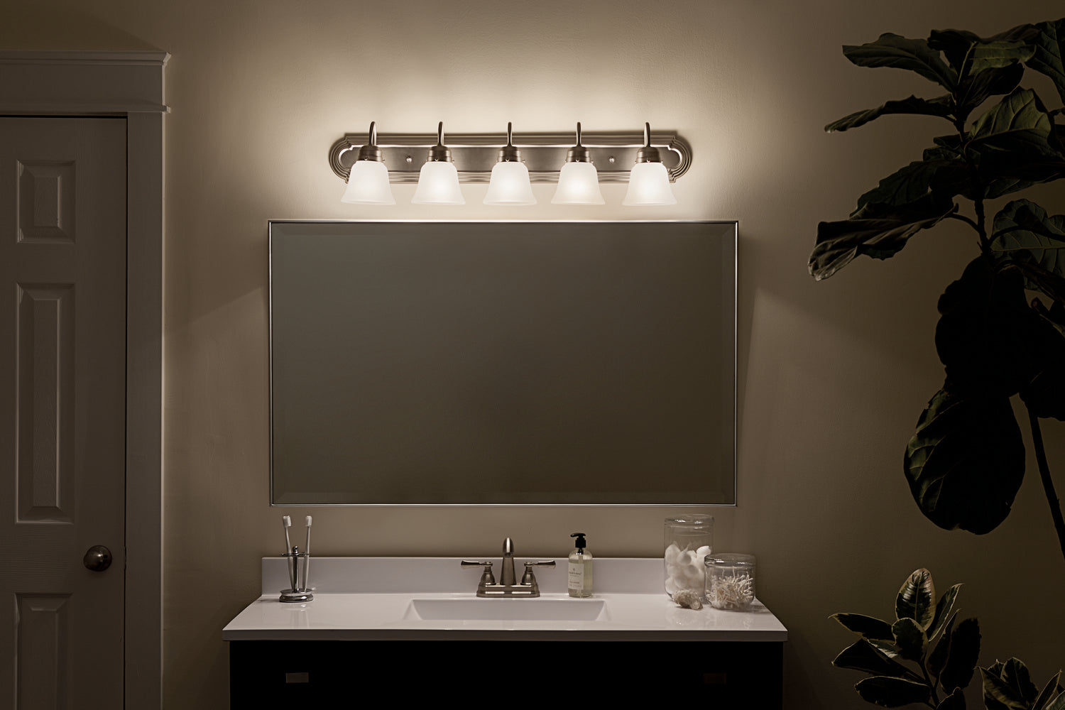 Kichler - 5339NIS - Five Light Bath - Brushed Nickel