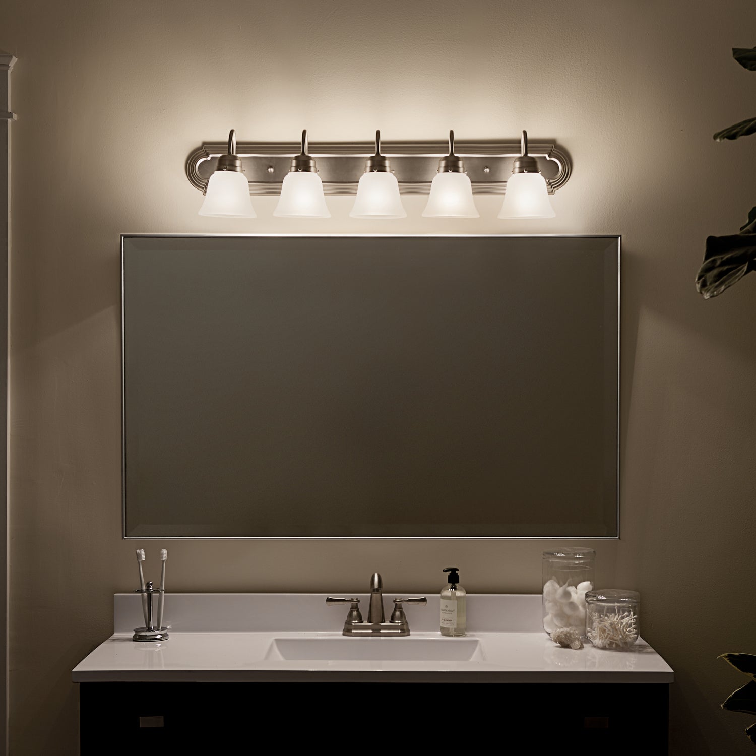 Kichler - 5339NIS - Five Light Bath - Brushed Nickel