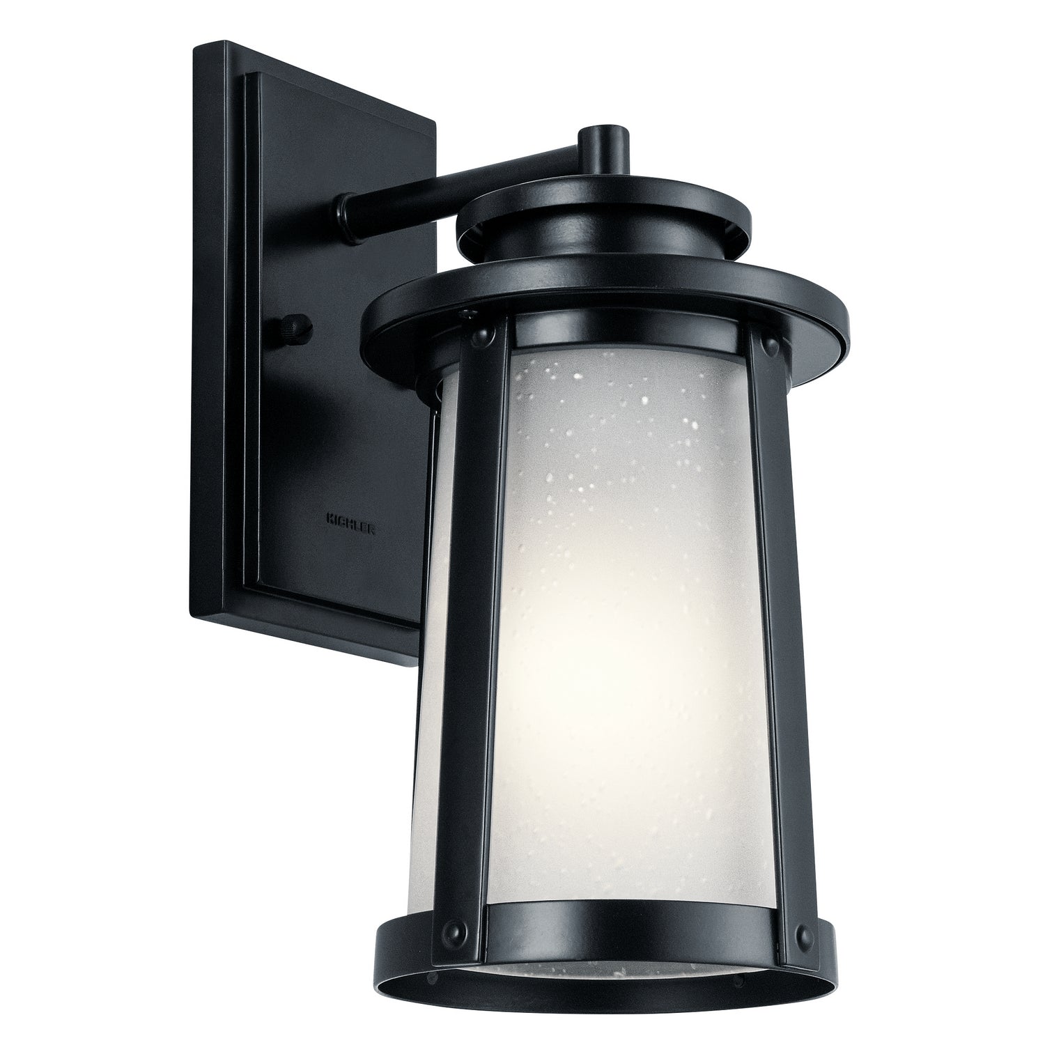 Kichler - 49917BK - One Light Outdoor Wall Mount - Harbor Bay - Black