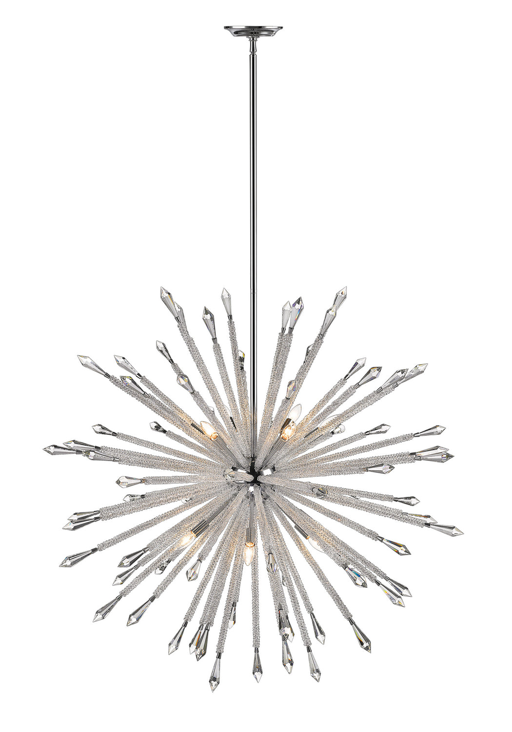 Z-Lite - 4002-12 - 12 Light Chandelier - Soleia - Chrome