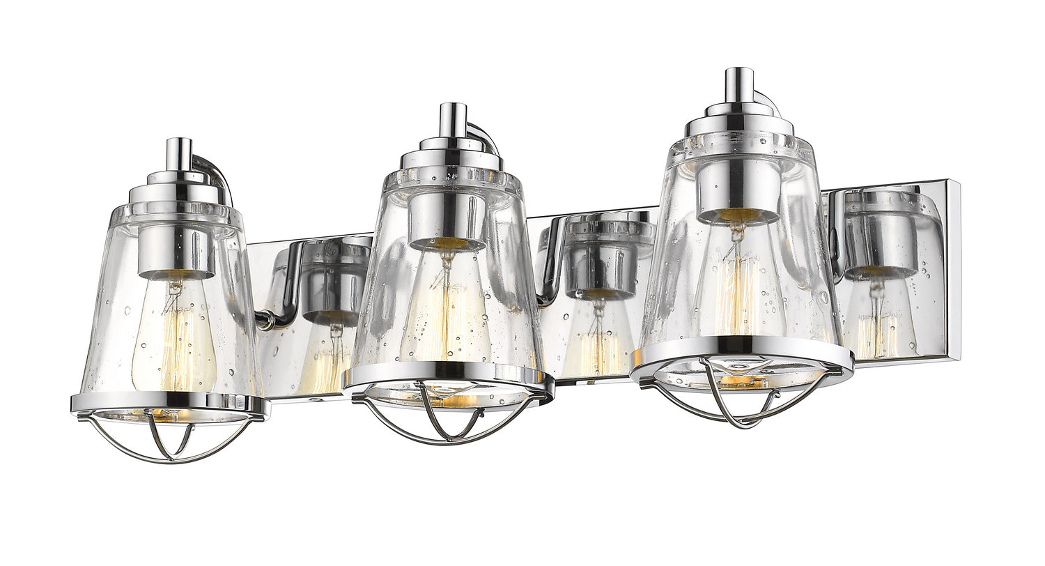 Z-Lite - 444-3V-CH - Three Light Vanity - Mariner - Chrome