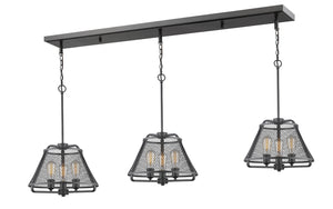 Z-Lite - 451-16-3BRZ - Nine Light Linear Chandelier - Iuka - Bronze