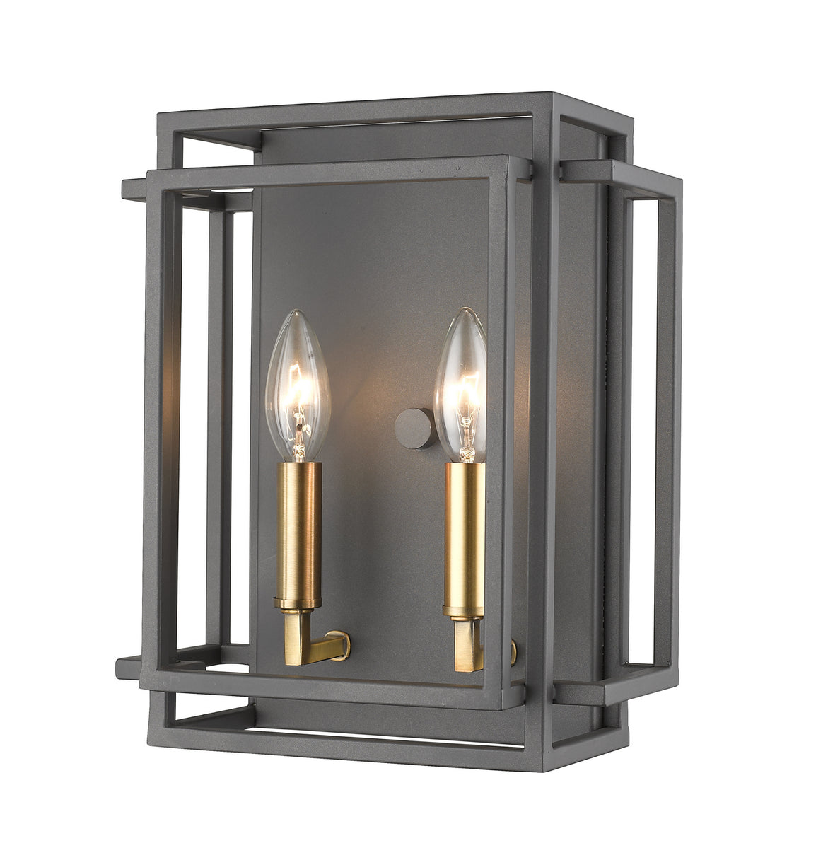 Z-Lite - 454-2S-BRZ-OBR - Two Light Wall Sconce - Titania - Bronze + Olde Brass