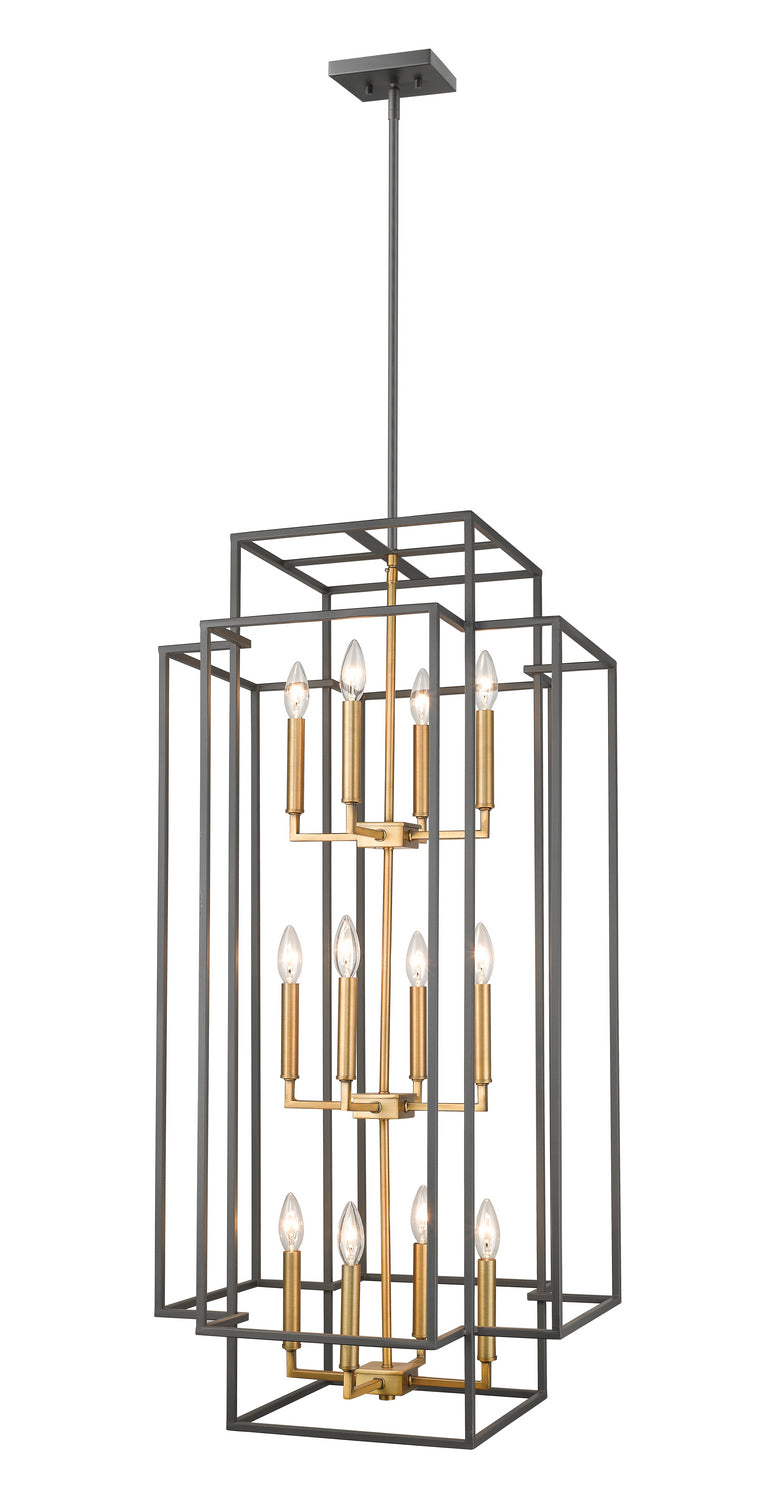 Z-Lite - 454-42BRZ-OBR - 12 Light Chandelier - Titania - Bronze / Olde Brass