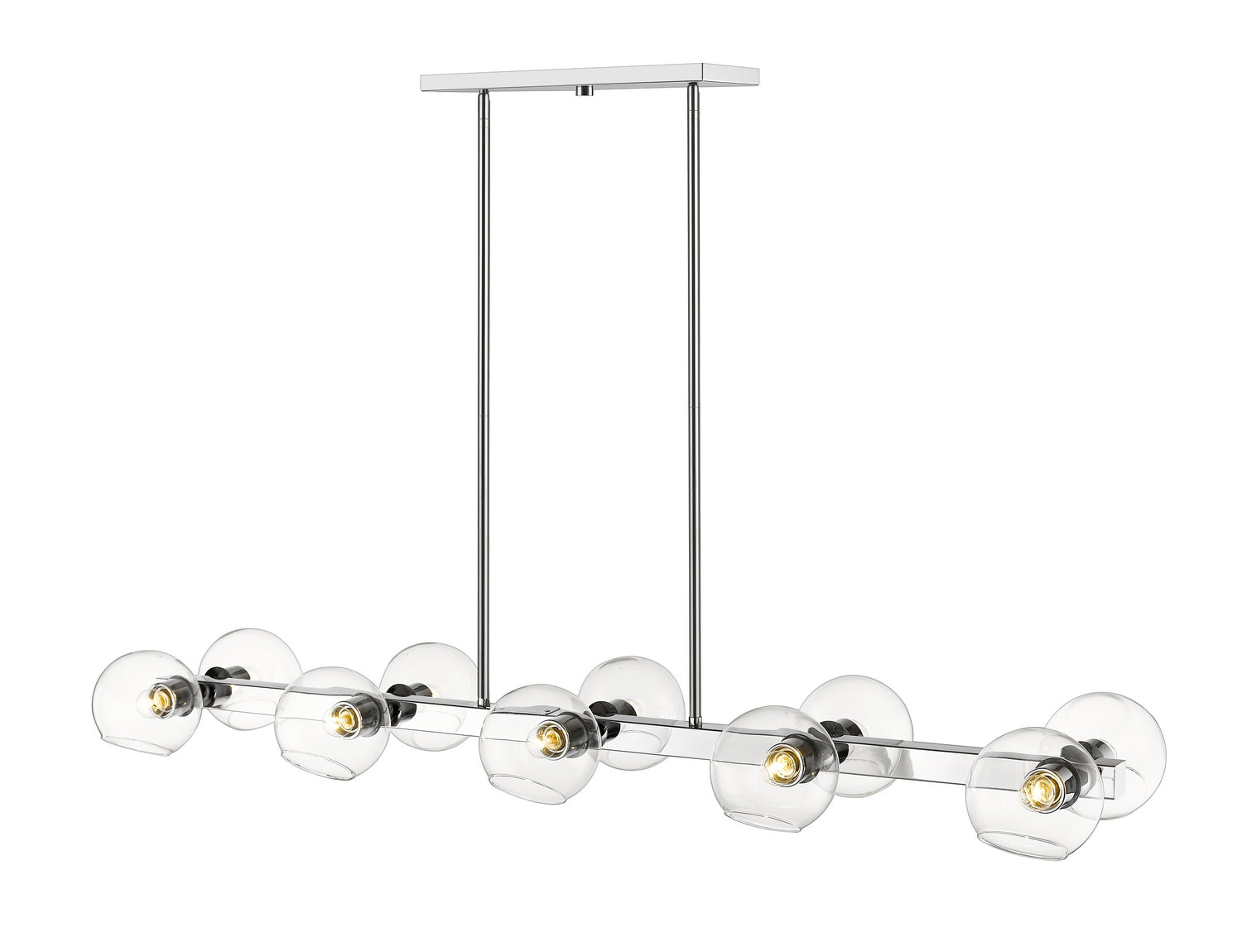 Z-Lite - 455-10L-CH - Ten Light Linear Chandelier - Marquee - Chrome