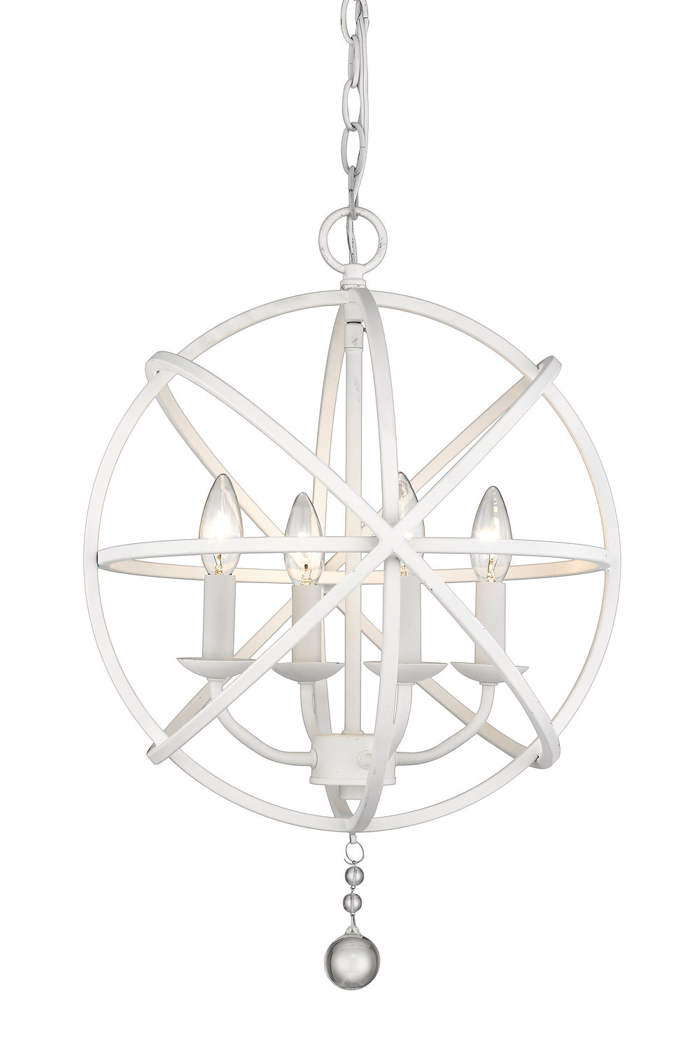 Z-Lite - 458-16MW - Four Light Chandelier - Tull - Matte White