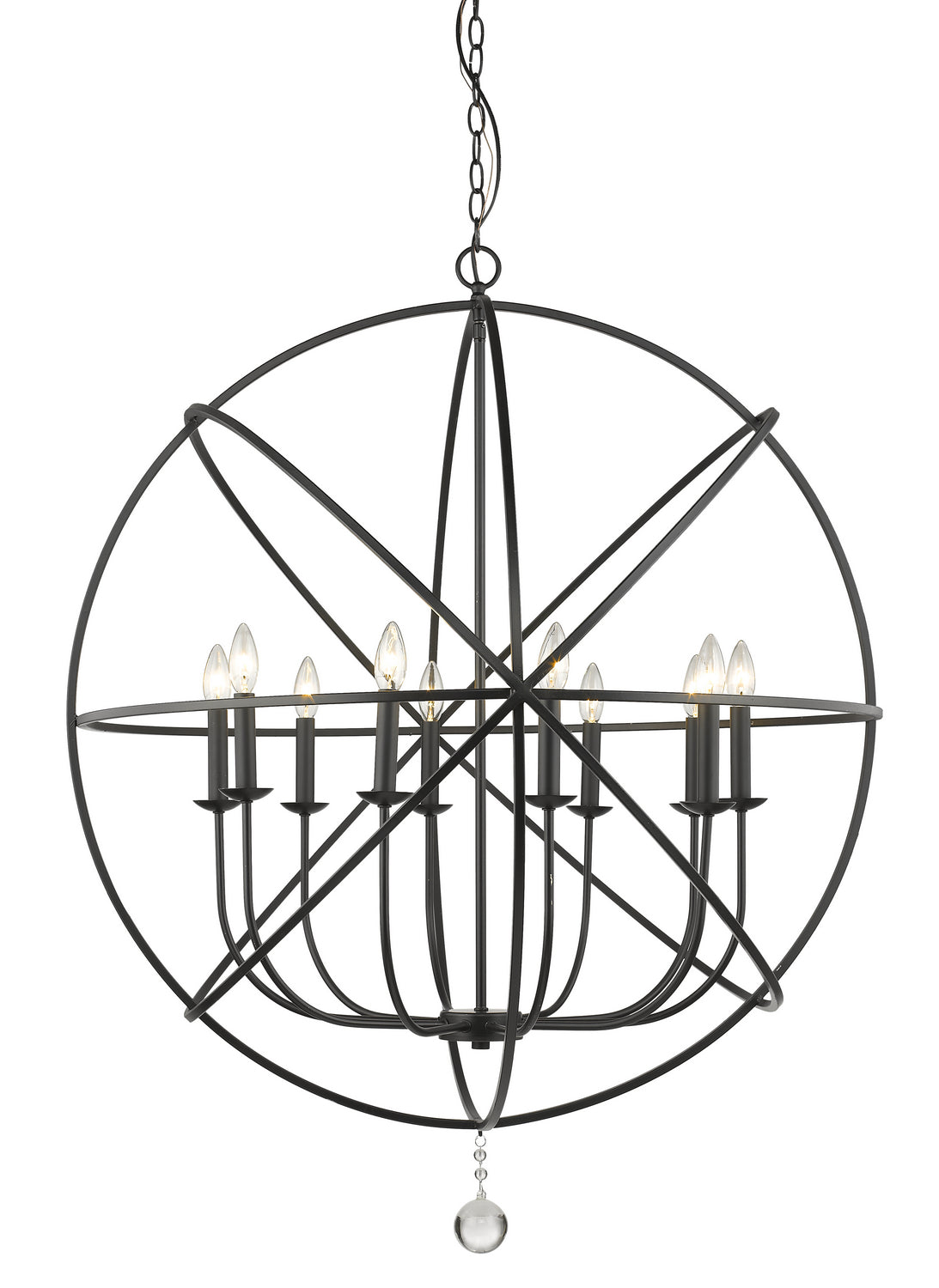 Z-Lite - 458-36MB - Ten Light Chandelier - Tull - Matte Black