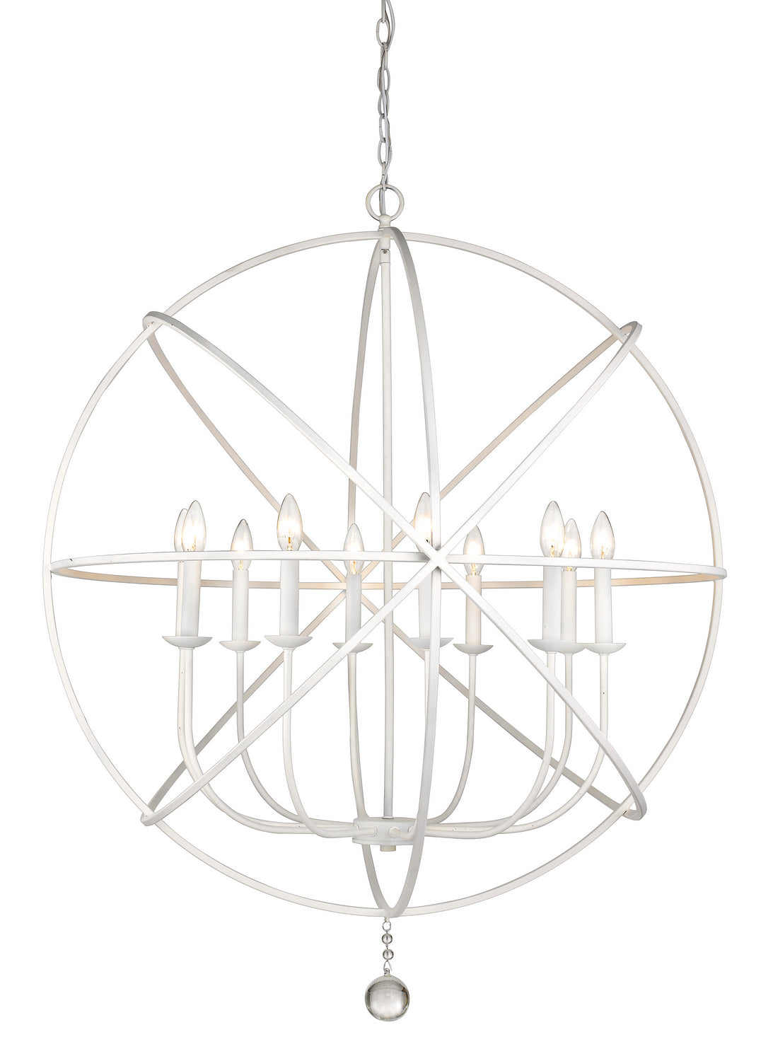 Z-Lite - 458-36MW - Ten Light Chandelier - Tull - Matte White