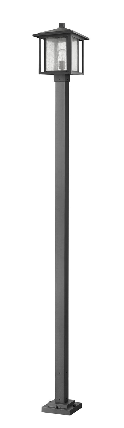 Z-Lite - 554PHBS-536P-BK - One Light Outdoor Post Mounted Fixture - Aspen - Black