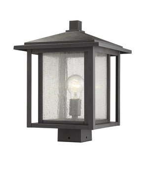 Z-Lite - 554PHBS-BK - One Light Outdoor Post Mount Fixture - Aspen - Black