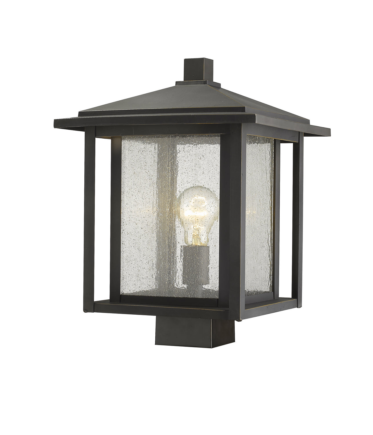 Z-Lite - 554PHBS-ORB - One Light Outdoor Post Mount Fixture - Aspen - Oil Rubbed Bronze