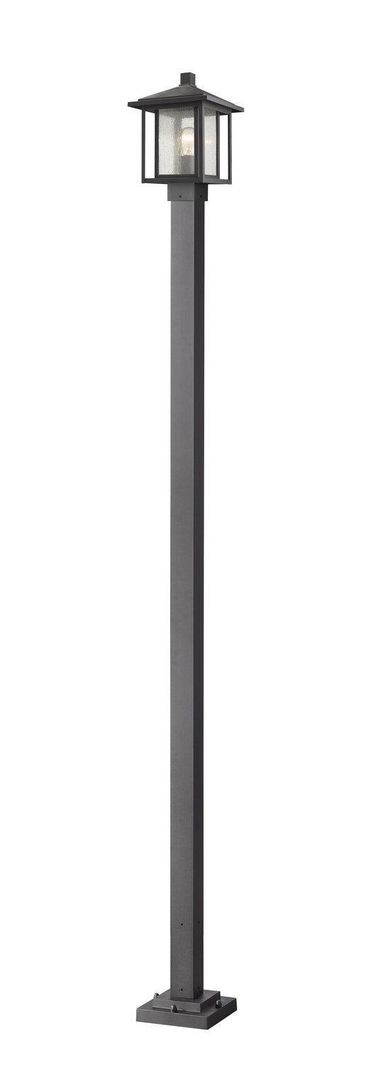 Z-Lite - 554PHMS-536P-BK - One Light Outdoor Post Mounted Fixture - Aspen - Black