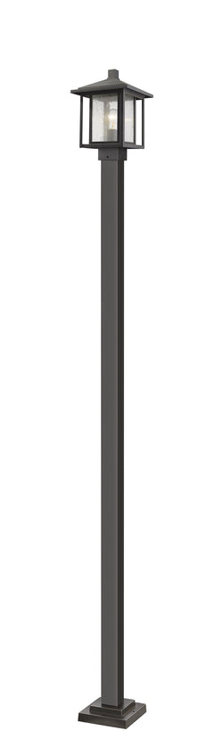 Z-Lite - 554PHMS-536P-ORB - One Light Outdoor Post Mounted Fixture - Aspen - Oil Rubbed Bronze