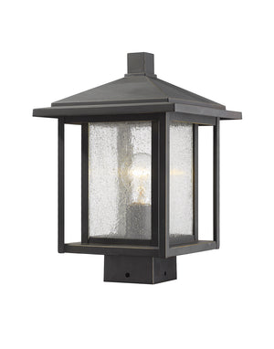 Z-Lite - 554PHMS-ORB - One Light Outdoor Post Mount Fixture - Aspen - Oil Rubbed Bronze