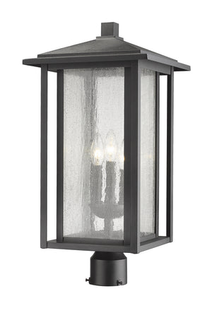 Z-Lite - 554PHXLR-BK - Three Light Outdoor Post Mount Fixture - Aspen - Black
