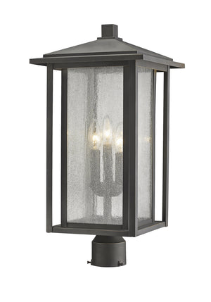 Z-Lite - 554PHXLR-ORB - Three Light Outdoor Post Mount - Aspen - Oil Rubbed Bronze