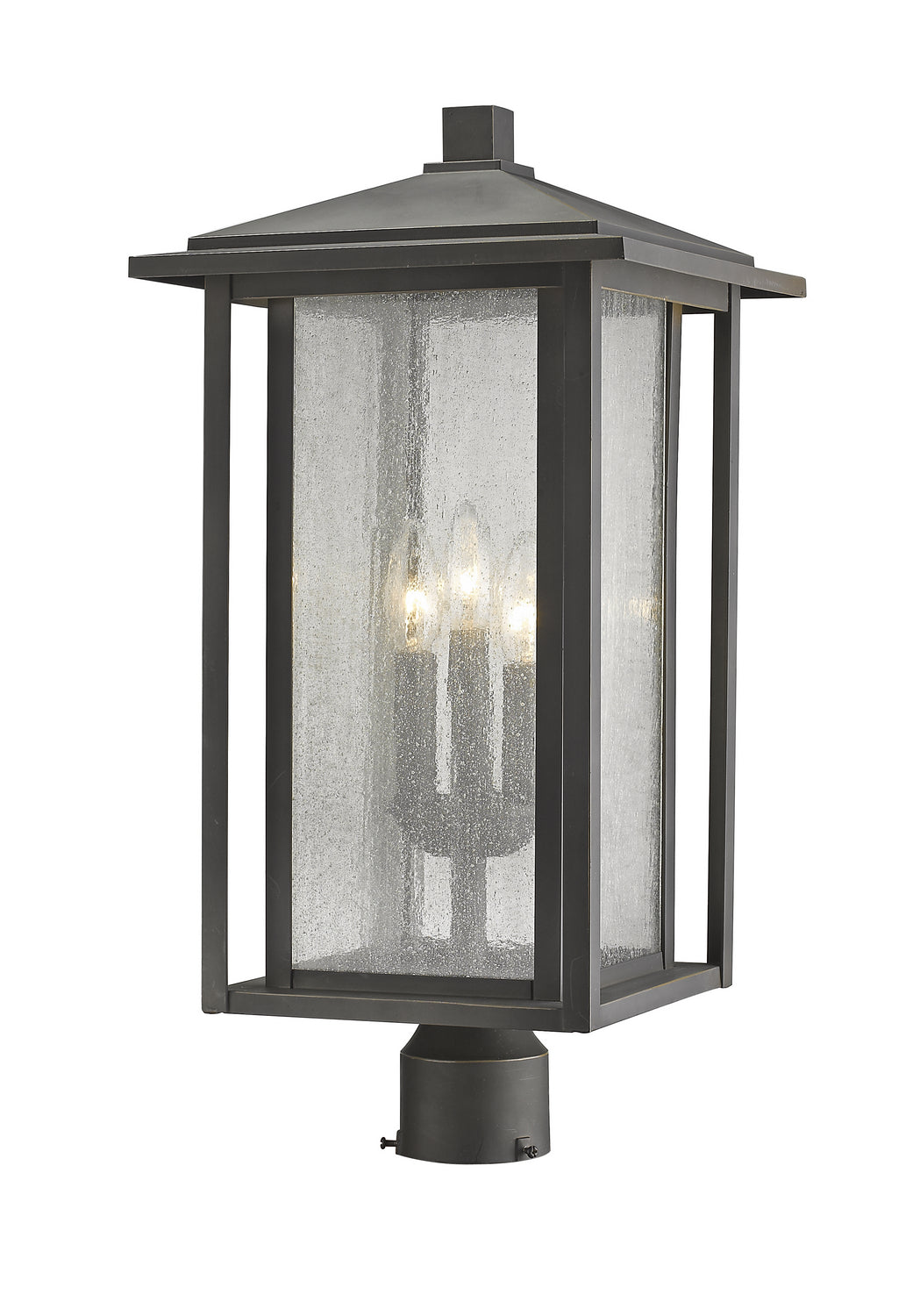 Z-Lite - 554PHXLR-ORB - Three Light Outdoor Post Mount Fixture - Aspen - Oil Rubbed Bronze