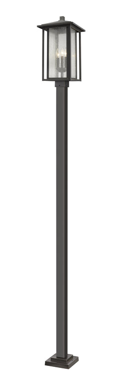 Z-Lite - 554PHXLS-536P-ORB - Three Light Outdoor Post Mounted Fixture - Aspen - Oil Rubbed Bronze