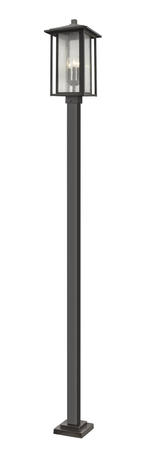 Z-Lite - 554PHXLS-536P-ORB - Three Light Outdoor Post Mounted Fixture - Aspen - Oil Rubbed Bronze
