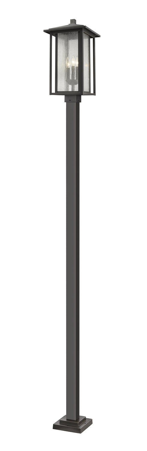 Z-Lite - 554PHXLS-536P-ORB - Three Light Outdoor Post Mounted Fixture - Aspen - Oil Rubbed Bronze