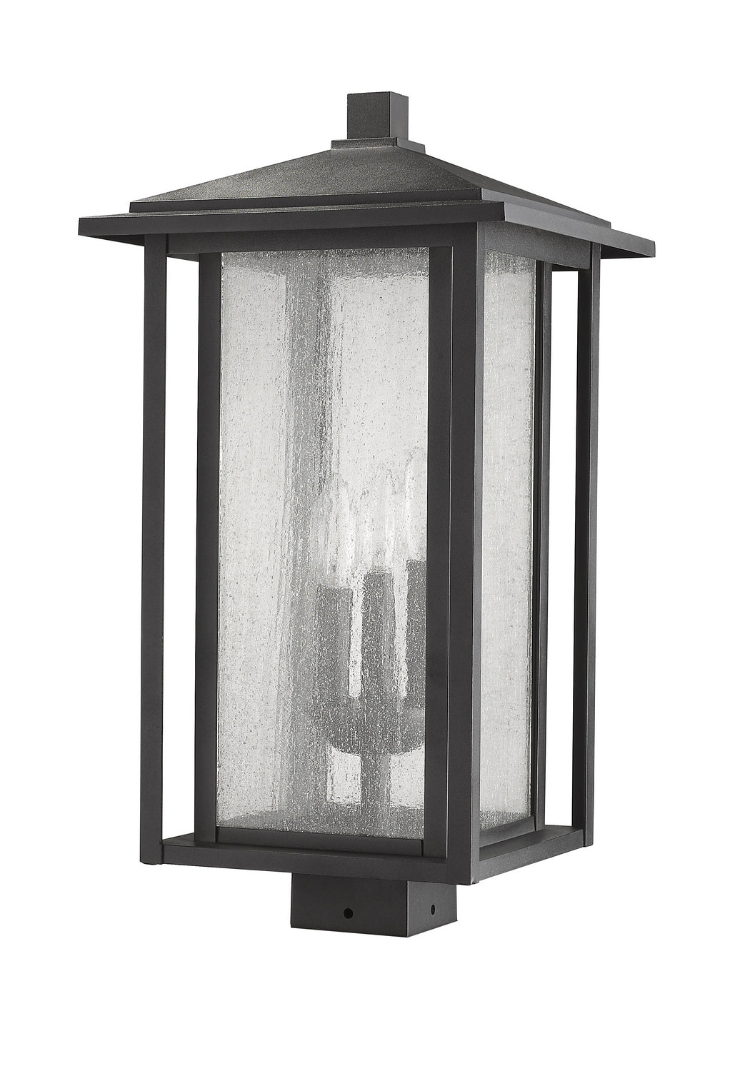 Z-Lite - 554PHXLS-BK - Three Light Outdoor Post Mount Fixture - Aspen - Black