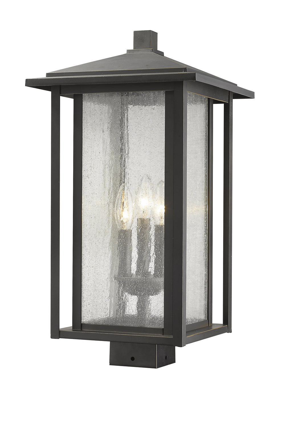 Z-Lite - 554PHXLS-ORB - Three Light Outdoor Post Mount Fixture - Aspen - Oil Rubbed Bronze