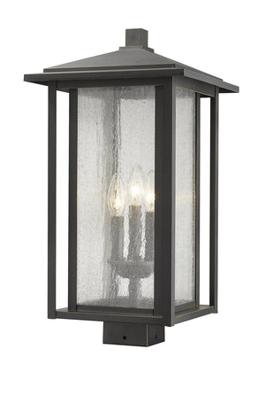 Z-Lite - 554PHXLS-ORB - Three Light Outdoor Post Mount Fixture - Aspen - Oil Rubbed Bronze