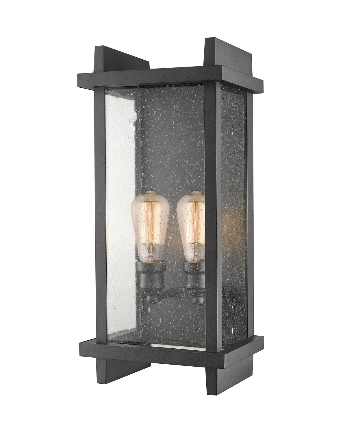 Z-Lite - 565B-BK - Two Light Outdoor Wall Sconce - Fallow - Black