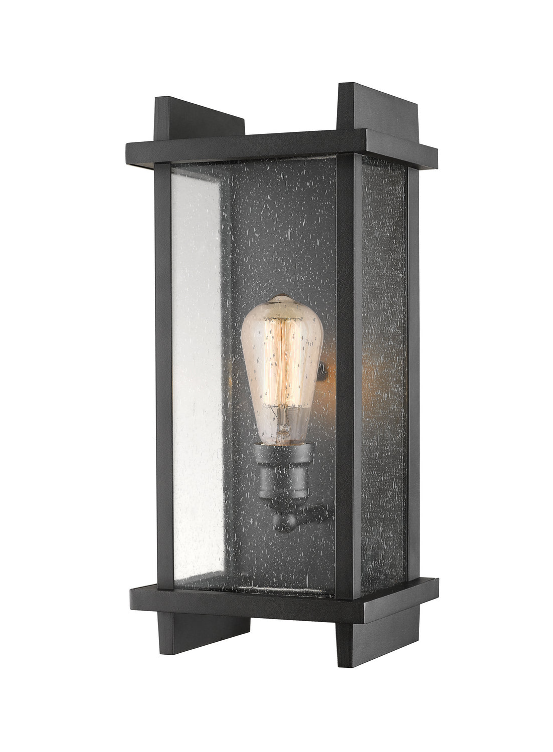 Z-Lite - 565M-BK - One Light Outdoor Wall Light - Fallow - Black