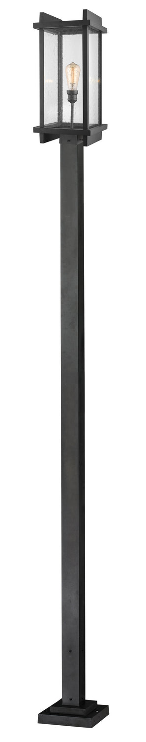 Z-Lite - 565PHBS-536P-BK - One Light Outdoor Post Mounted Fixture - Fallow - Black