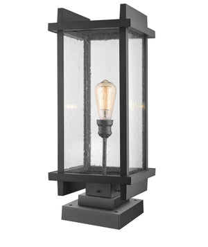 Z-Lite - 565PHBS-SQPM-BK - One Light Outdoor Pier Mounted Fixture - Fallow - Black