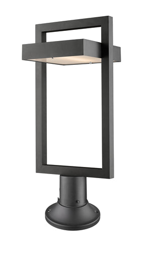 Z-Lite - 566PHBR-553PM-BK-LED - LED Outdoor Pier Mounted Fixture - Luttrel - Black