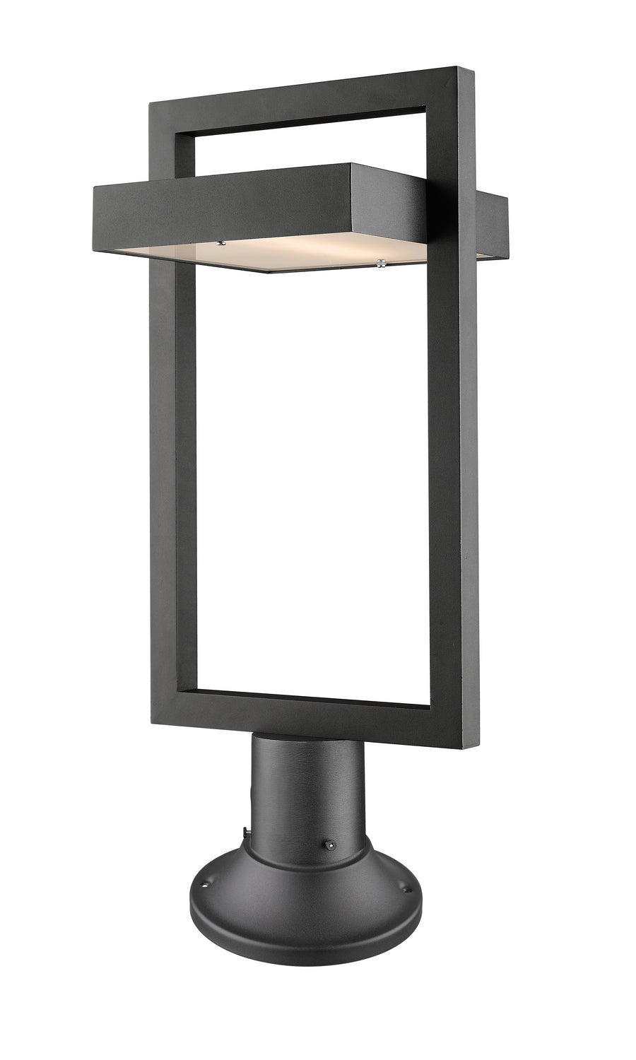 Z-Lite - 566PHBR-553PM-BK-LED - LED Outdoor Pier Mounted Fixture - Luttrel - Black