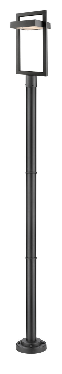 Z-Lite - 566PHBR-567P-BK-LED - LED Outdoor Post Moun Fixture - Luttrel - Black