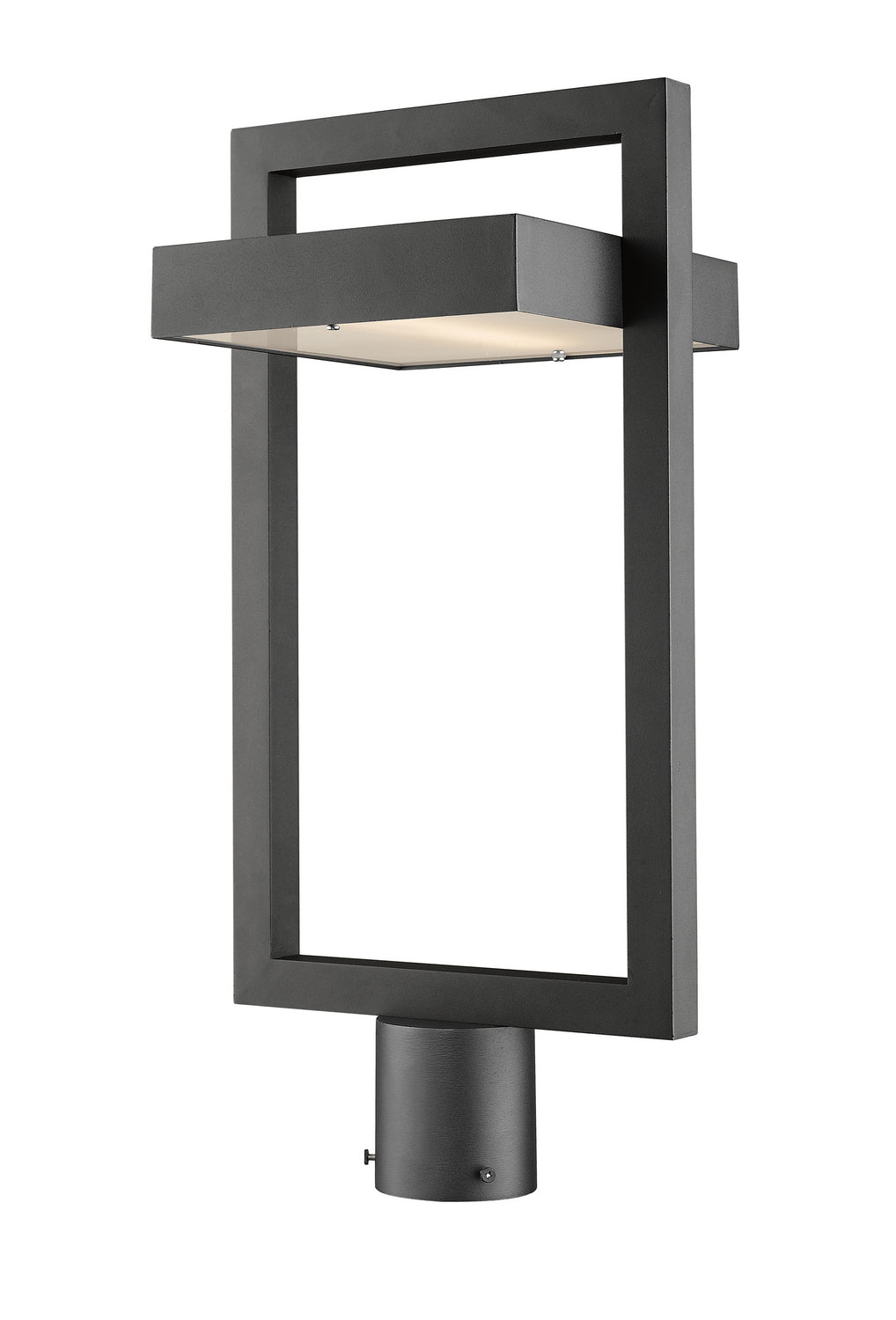 Z-Lite - 566PHBR-BK-LED - LED Outdoor Post Moun Fixture - Luttrel - Black