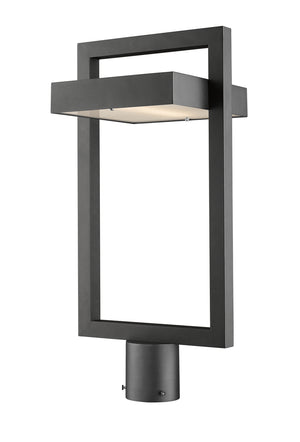 Z-Lite - 566PHBR-BK-LED - LED Outdoor Post Moun Fixture - Luttrel - Black