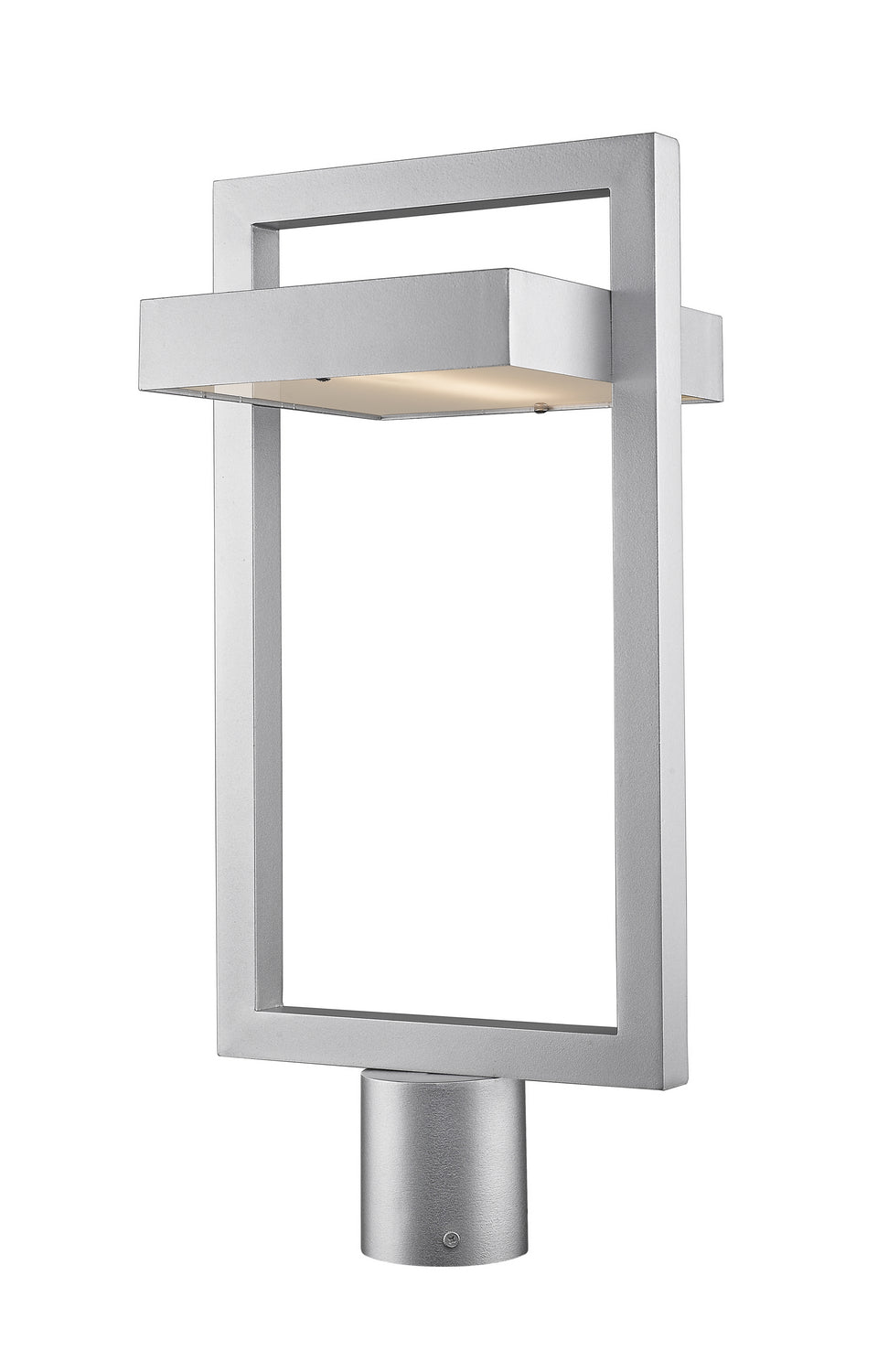 Z-Lite - 566PHBR-SL-LED - LED Outdoor Post Moun Fixture - Luttrel - Silver