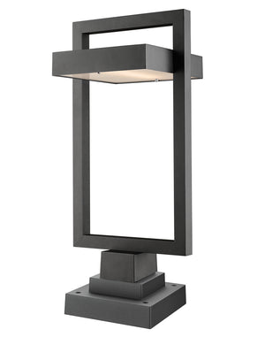 Z-Lite - 566PHBS-SQPM-BK-LED - LED Outdoor Pier Mounted Fixture - Luttrel - Black