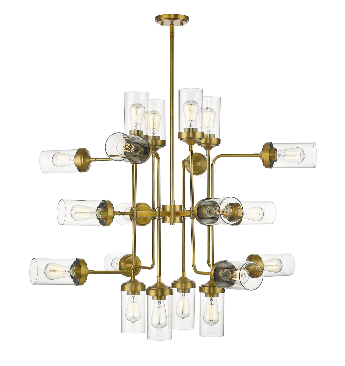 Z-Lite - 617-20FB - 20 Light Chandelier - Calliope - Foundry Brass