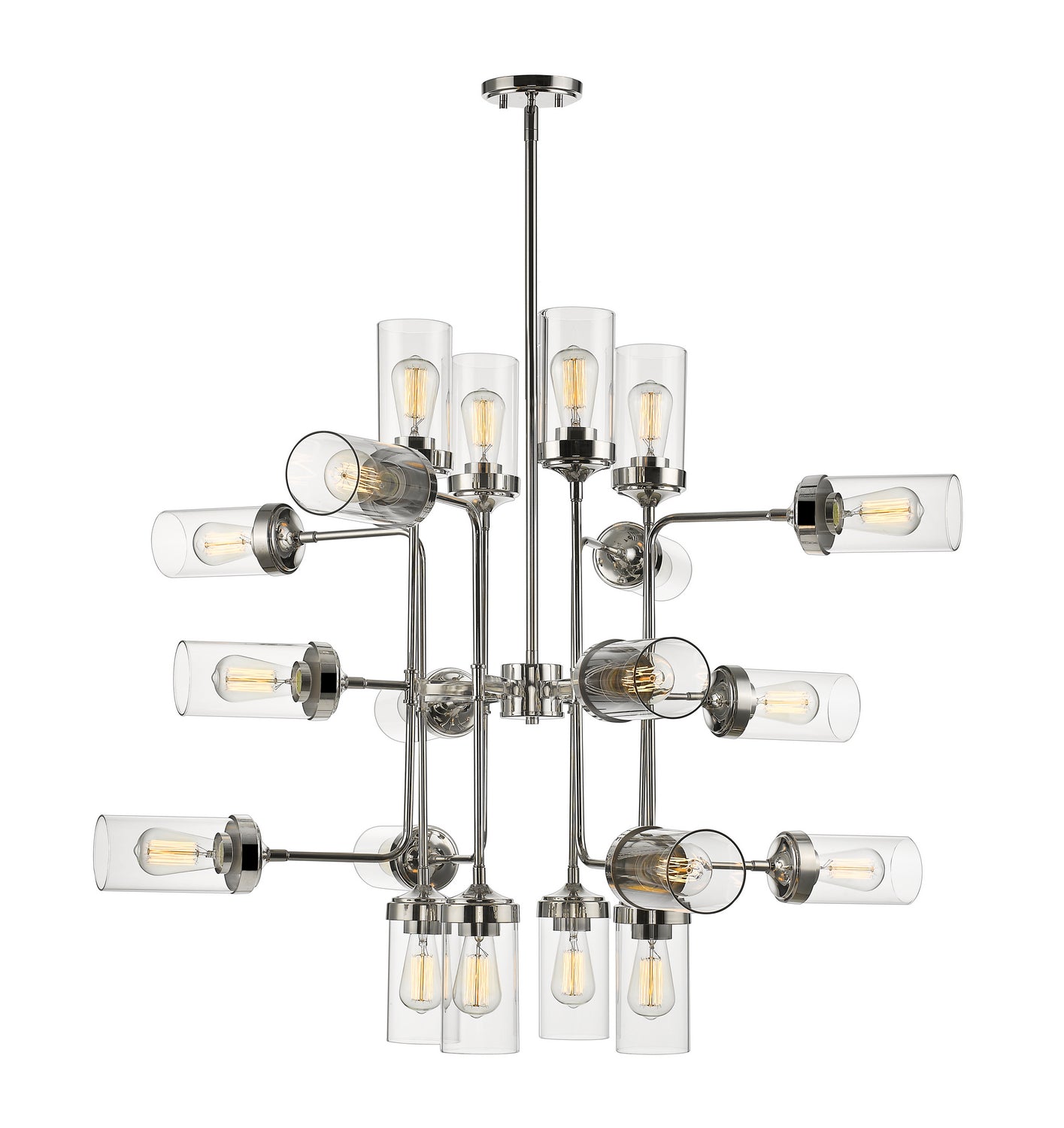 Z-Lite - 617-20PN - 20 Light Chandelier - Calliope - Polished Nickel