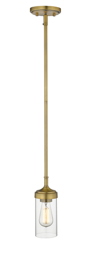 Z-Lite - 617MP-FB - One Light Pendant - Calliope - Foundry Brass