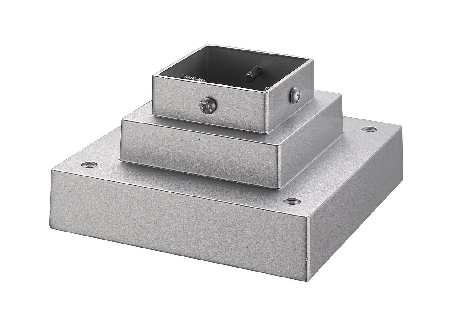 Z-Lite - SQPM-SL - Light Outdoor Posts - Hardware - Pier Mounts - Silver