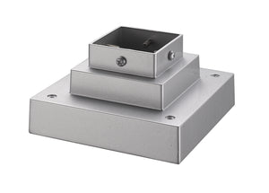 Z-Lite - SQPM-SL - Light Outdoor Posts - Hardware - Pier Mounts - Silver
