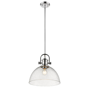 Golden - 3118-L CH-SD - One Light Pendant - Hines CH - Chrome