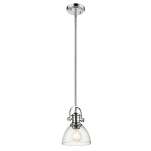 Golden - 3118-M1L CH-SD - One Light Mini Pendant - Hines CH - Chrome